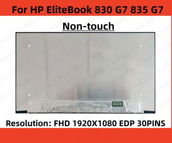 Écran M08527001 M08536001 pour HP EliteBook 830 G7 835 G7 Panneau d'écran LCD pour ordinateur portable 13,3 pouces