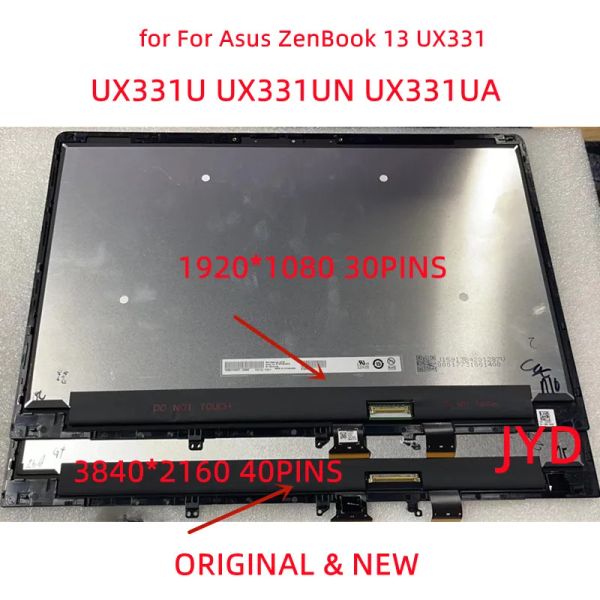 Pantalla nueva para ASUS ZenBook UX331 UX331F UX331U PC PC PAPTOP LCD LED Panel Táctil Conjunto de Digitizador de pantalla táctil