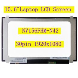 Écran NV156FHMN42 Écran LCD pour ordinateur portable NV156FHM N42 B156HAN04.1 LP156WF6SPK11920X1080 30PIN IPS Affichage Matrix Panneau ordinateur