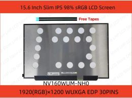 Scherm NV160WUNNH0 NV160WUM NH0 16.0 '' Laptop LCD -scherm Display Panel 1920*1200 EDP 30 PINS