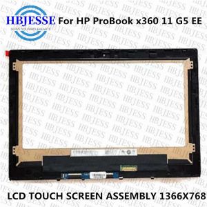 Pantalla original 11.6 '' para HP Probook x360 11 G5 EE G6 G7 HD WXGA 1366X768 Conjunto de reemplazo de la computadora portátil LCD Touch Digitizer