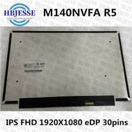 Écran Original 14.0 "LED FHD IPS LCD LED Écran d'ordinateur portable Panneau matriciel à disprété M140NVFA R5 Remplacement Full HD L42693ND2
