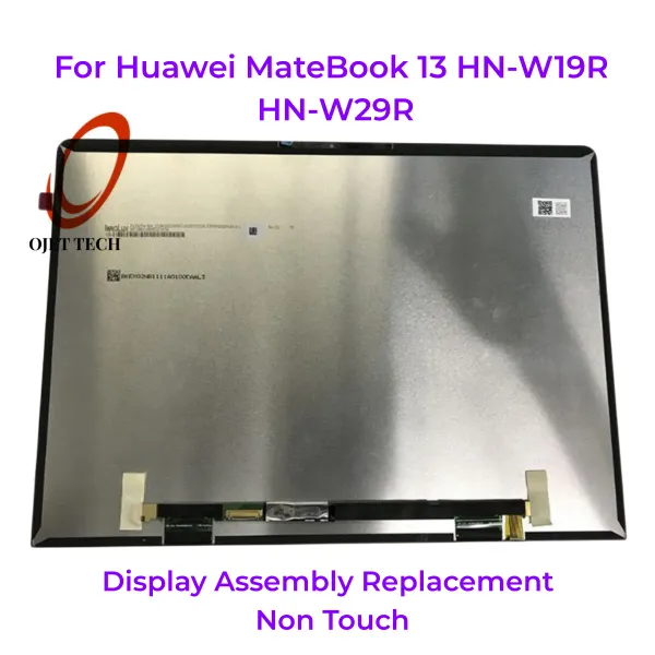 Écran original nouveau pour 13 pouces Affichage de l'ordinateur portable Affichage LCD Monitor pour Huawei MateBook 13 HNW19R HNW29R Assemblage d'affichage REMPLACEMENT