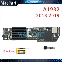 Écran Tested Tested A1932 Motherboard 82001521A / 02 pour MacBook Air Retina 13 "Logic Board 8 Go Ram 2018 2019 ans avec Touch ID