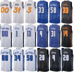 Screen Print Basketball Cole Anthony Jersey 50 Carter-Williams 7 Chuma Okeke 3 Mohamed Bamba 5 Robin Lopez 33 Jonathan Isaac 1 James Ennis III 11 Team Men Woman Jeugd