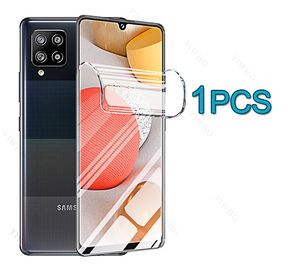 Écran Protecteur Clean Hydrogel Film pour Samsung Galaxy A42 5G Glass de caméra HD pour Sumsung A 42 5G 6.6 