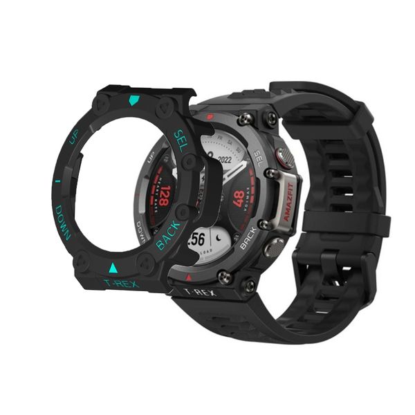 Protecteur d'écran pour Amazfits T Rex 2 PC pour Huami Smart Watch Film Protective Watch Watch Protector Shell Cover Accessoires