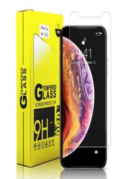 Protecteur d'écran pour iPhone 12 Pro Max xr xx 8 7 Plus de films de téléphone mobile en verre trempé 11 6 6S plus5262246