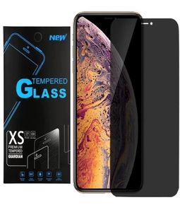 Protecteur d'écran pour iPhone 14 13 12 11 Pro Max XS XR 7 6S Plus 8 Verre de confidentialité Temperred antipy Protect 03mm 9H8350992