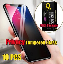 Screenprotector voor iPhone 14 Pro Max 13 Mini 12 11 XS XR X 8 7 6 Plus SE Privacy Gehard Glas Private Anti Spy Glare Film Guar8718417