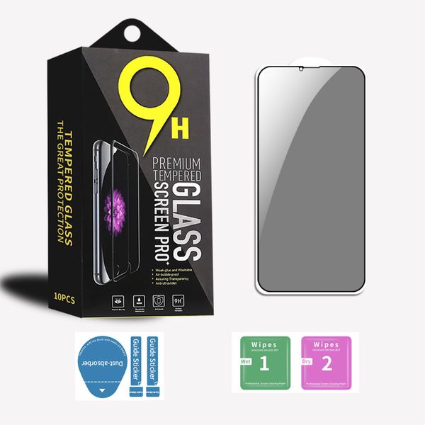 Protector de pantalla para iPhone 15 14 13 12 11 PRO MAX XS XR Glass templado para iPhone 7 8 Plus LG Stylo 6 Película endurecida 0.33 mm