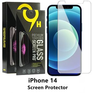 Screenprotector voor Iphone 15 14 13 12 Pro Max 11 XS XR 8 7 SE Samsung Galaxy S21 Ultra Plus 5G A50 A30 A20 A31 A32 A51 A52 Schokbestendig 9H hardheid Gehard glas