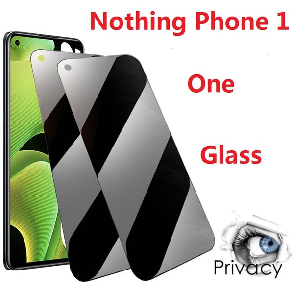 Protecteur d'écran pour rien téléphone 1 téléphone un verre anti-espion en verre trempé en verre
