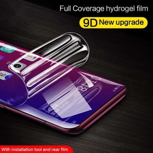 Protecteur d'écran pour OPPO Realme 11 Pro + 10 Pro + Reno 10 Pro Reno6 Pro Find X5, Film Hydrogel transparent, Film souple à couverture complète