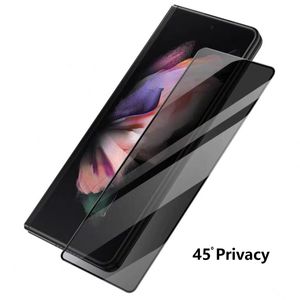 Protecteur d'écran pour Samsung Galaxy Z Fold 2 Fold 4 Fold 3 Verre Trempé Anti Spy Film Pravicy