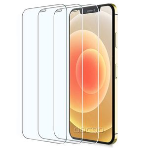 Film de protection d'écran pour iPhone 14 13 Mini 12 11 Pro Max X Xs 8 7 Plus Samsung J3 J7 Prime A21S A03 A53 F62 M62 A32 A52 A72 LG stylo 6 Verre Trempé Prix usine