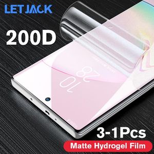 Protecteur d'écran Film Hydrogel Mat Doux Pour Galaxy Note 10 Plus S10 E 5G A10S 9 8 S8 S9 Non Protecteurs De Téléphone Portable En Verre