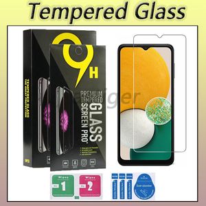 Schermbeschermer gehard glas voor Samsung Galaxy A11 A12 A13 A14 A21S A22 A23 A24 A32 A33 A34 A51 A52 A53 A54 A71 A72 A73 5G Bescherming Film 9H 0.33mm 2.5D met retailbox