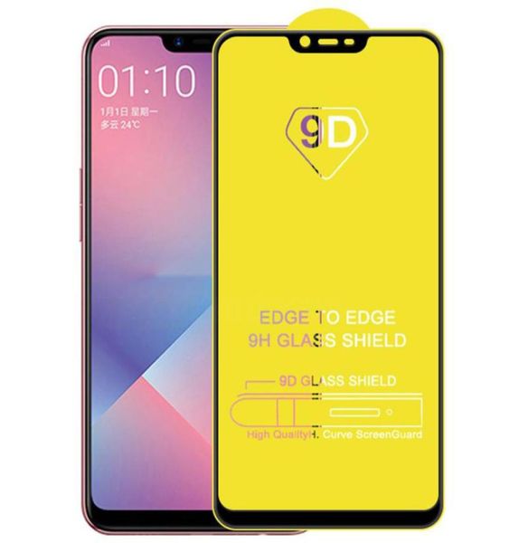 Protector de pantalla para INFINIX Note 12 Pro VIP G96 12i 11 11i 11S Zero 20 9D cubierta de pegamento completo protector protector de vidrio templado curvado8779194