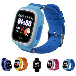 Écran Q90 Touch Smart Inch Regarder GPS SOS Color Color Position du téléphone WiFi Enfants 1.22 Kids 21ss