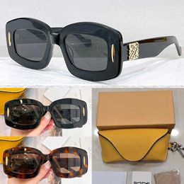 Lunettes de soleil à écran en acétate LW40114I lunettes de soleil dames designers monture en acétate jambes logo en métal doré lentilles de protection 100% UV lunettes à la mode pour femmes