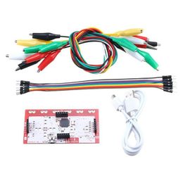 Pantallas 1Set para el módulo de controlador de la placa de control principal de Makey Kit de bricolaje con clip de cable USB para regalos de niños prácticos de makey