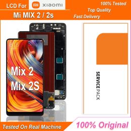 Pantallas de 5.99 "Pantalla LCD IPS original para Xiaomi Mi Mix 2 Mix 2S LCD Touch Screen Digitizer Ensamblbl para la pantalla Xiaomi Mi Mix2 LCD