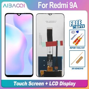 Schermen aibaoqi Gloednieuw 6,53 inch Xiaomi Redmi 10A Touchscreen + LCD Display Assembly vervanging voor Xiaomi Redmi 9A 9C -telefoon