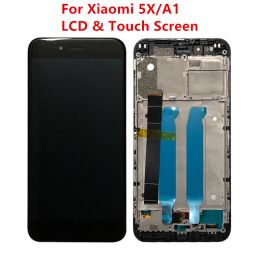 Schermen voor Xiaomi Mi A1/5x LCD Display Touchscreen Samenstelling met frame voor Xiaomi 5x LCD -schermvervanging voor Xiaomi A1 Display Test