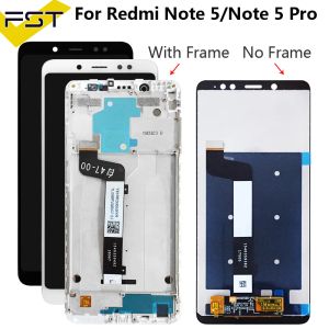 Écrans de Xiaomi Redmi Note 5 LCD Affichage Digitizer le capteur de verre Assemblage pour Xiaomi Redmi Note 5 Pro Cadre du capteur d'affichage LCD