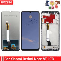 Écrans LCD pour Xiaomi Redmi Note 8T Affichage de l'écran tactile Numéros de numériseur Remplacement pour Xiaomi Redmi Note 8T avec couvercle arrière