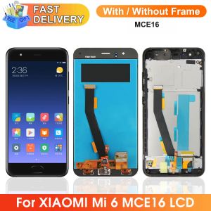 Écrans MI 6 Écran d'affichage avec cadre, pour Xiaomi MI 6 MCE16 Affichage tactile numérique Affichage avec cadre pour le remplacement de Xiaomi MI6
