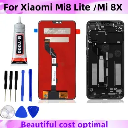 Schermen Originele LCD voor Xiaomi Mi 8 Lite LCD Display Touch Screen Digitizer -assemblage met frame voor Xiaomi Mi8 Lite Mi 8x LCD