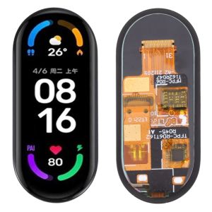 Schermen origineel LCD -scherm voor Xiaomi Mi Band 7 met digitizer Volledige assemblage Watch Screen Reparatie Vervangingsgedeelte