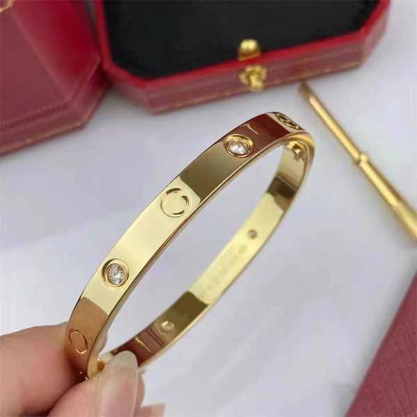 bracelet à vis bracelet homme bracelet de luxe de conception de bracelet de luxe bracelet bracelets en acier inoxydable