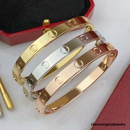 Bracelet Bracelet Bracelet Designer Bijoux Bijoux de créateurs pour femmes Love Bangle for Woman Promes