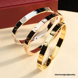 Schroefarmband Designer Bracelet Designer Sieraden Hip Hop Jewelry Woman Love Bangle For Woman Personaliseerde armbanden voor vrouwen Diamant Bangle rustieke manchet