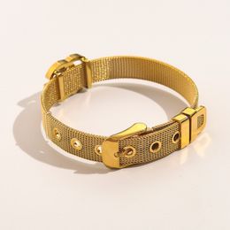bracelet à vis bracelet de créateur pour femmes bracelets de trèfle de luxe accessoires de charme diamant femme bracelets fins bracelet plaqué or 18 carats bijoux cadeau de fête ne se décolore pas