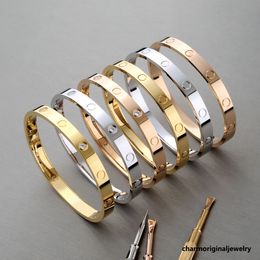 Bijoux de créateur de bracelet à vis Love pour femmes soeurs pour femmes bracelets Bracelets