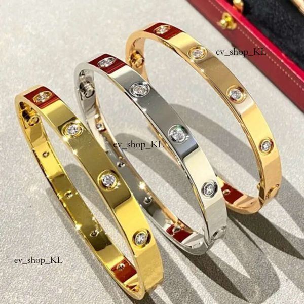 Bracelet à vis Bracelet Bangle Bangle Fashion Luxury Jewlery 18k Gold plaqué concepteur juif pour femme Man Carteras Bracelets Classic Designer Jewelry 862