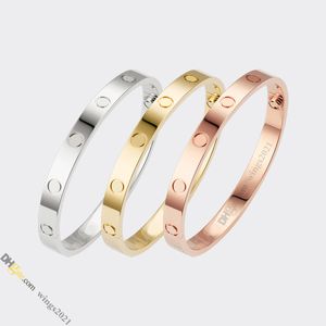 Schroefarmband sieraden ontwerper voor vrouwen titanium stalen armband goudbuis met nooit vervagende niet-allergische, gouden armband;Store/21417581