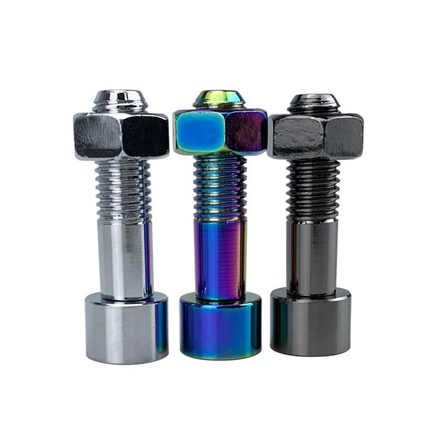 cubo de humo pequeño en forma de tornillo comercio exterior gran oferta tornillo extraíble portátil tubo de humo de metal