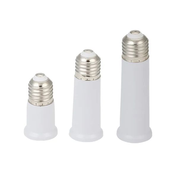 Tornillo Enchufe Luces Bombilla Portalámparas Adaptador Extensor e27 Lámparas Adaptador Convertidor E27-Extensión Portalámparas adaptadores a prueba de fuego LL