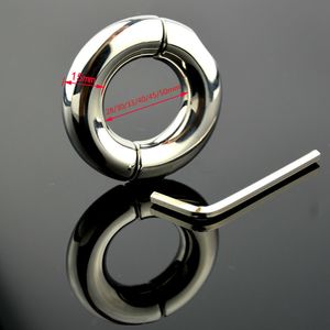 Screw Stainless Steel Penis Rings Metal Semen Lock Cock Cage Chastity Sex Delay Product Male Afrodisiac Device Men Adult Toy CX200722