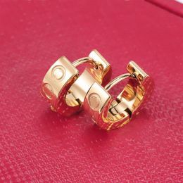 Schroevendraaier Oorbel Vrouwen Paar Flanel Tas Roestvrij Staal Goud Dikke Piercing Lichaam Sieraden Geschenken Voor Vrouw Accessoires Wholesal202n