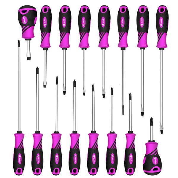 Tournevis 1pc tournevis à fente Phillips Bit magnétique PH0 PH1 PH2 tournevis à tête plate tournevis à écrou à tête plate outils à main de réparation domestique 230508