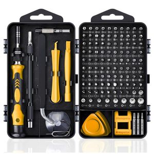 Screwdrivers Computer repair kit 122 in 1 magnetic laptop screwdriver kit precision screwdriver kit small impact screwdriver kit with casing 230410