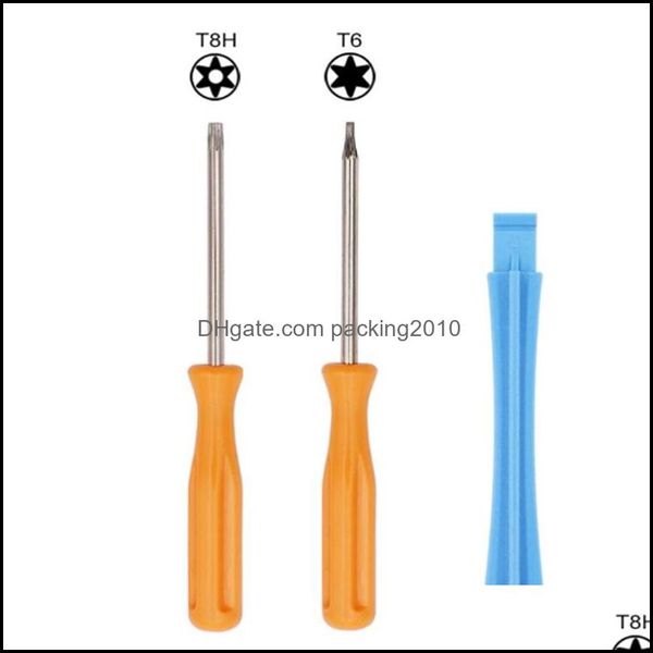 Tournevis spécialisés Outils à main Maison Jardin Nouveau Tournevis 3 pouces T6 et T8 avec jeu de trous pour Xbox One Controller Repair Tool Drop Delivery 2021 Ur