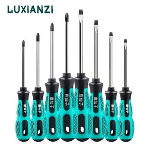 Destornilladores LUXIANZI 8PCS Juego de destornilladores de precisión Broca magnética en forma de cruz Inicio Multifunción Reparación de teléfonos móviles Kit de herramientas manuales 230620