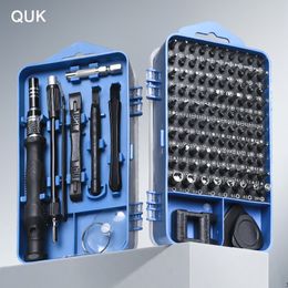 Tournevis QUK 115/117/122, kit de tournevis avec combinaison de tuyaux universels, outil de réparation de téléphone portable à domicile 230410